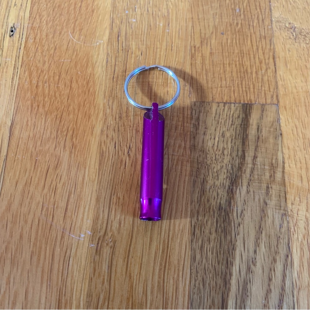 Self-Defense Keychain Whistle Purple - Picture 3 of 3